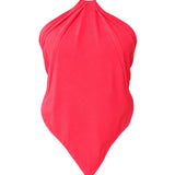 Monochrome - Raspberry Capri Triangle Top