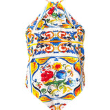 Siciliana - Fiori di Sicilia Capri Triangle Top