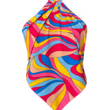 Riviera Vibrante - Capri Swirl Triangle Top