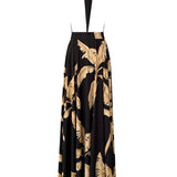 Jungle - Gold Palm Vera Dress