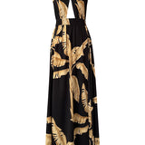 Jungle - Gold Palm Vera Dress