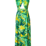 Jungle – Monstera Yellow Vera Dress