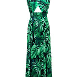 Jungle – Monstera Black / Green Vera Dress