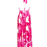 Jungle - Pink Palm Vera Dress