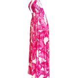 Jungle - Pink Palm Vera Dress