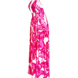Jungle - Pink Palm Vera Dress