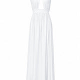 Monochrome - White Vera Dress