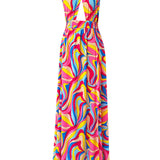 Riviera Vibrante - Capri Swirl Vera Dress