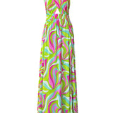 Riviera Vibrante - Lime Mare Vera Dress