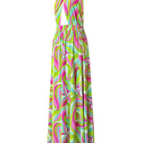 Riviera Vibrante - Lime Mare Vera Dress