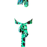 Jungle - Monstera Black/Geen Vera Top