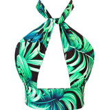Jungle - Monstera Black/Geen Vera Top