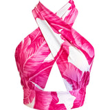 Jungle - Pink Palm Vera Top