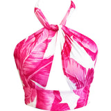 Jungle - Pink Palm Vera Top