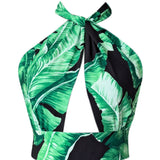 Jungle - Black Palm Vera Top