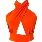 Monochrome - Orange Vera Top
