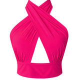 Monochrome - Hot Pink Vera Top