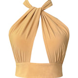 Monochrome - Beige Vera Top