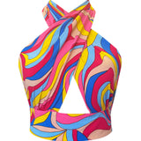 Riviera Vibrante - Capri Swirl Vera Top