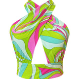 Riviera Vibrante - Lime Mare Vera Top