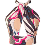 Riviera Vibrante - Rosa Noir Vera Top