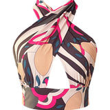 Riviera Vibrante - Rosa Noir Vera Top