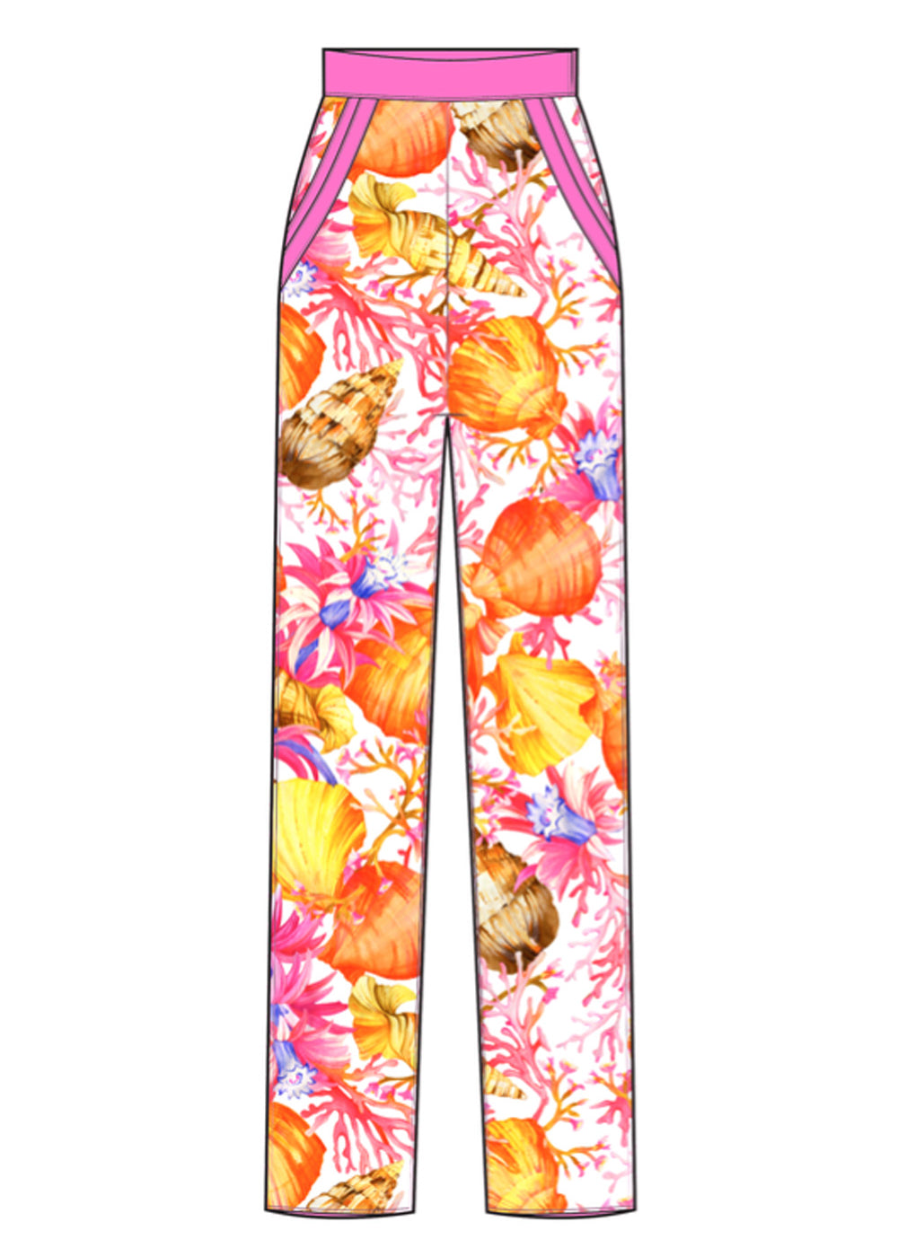 Euphoria - Magic Reef Pants (Neon Pink)