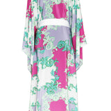 Amore – Alessia Silk Kimono (Off-White) - Long